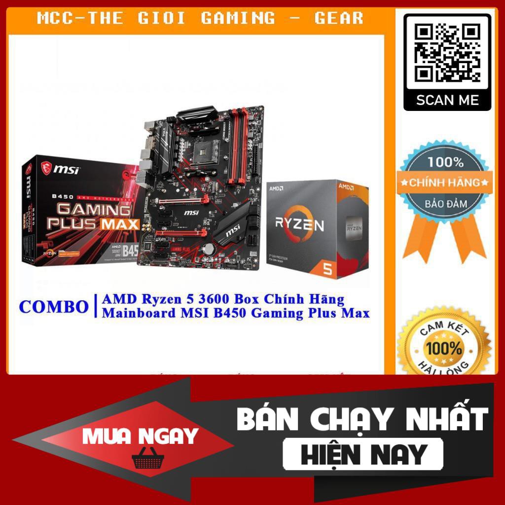 Combo Mainboard Msi X470 Gaming Pro + CPU AMD Ryzen 5 3600 3.6 GHz - Chính hãng