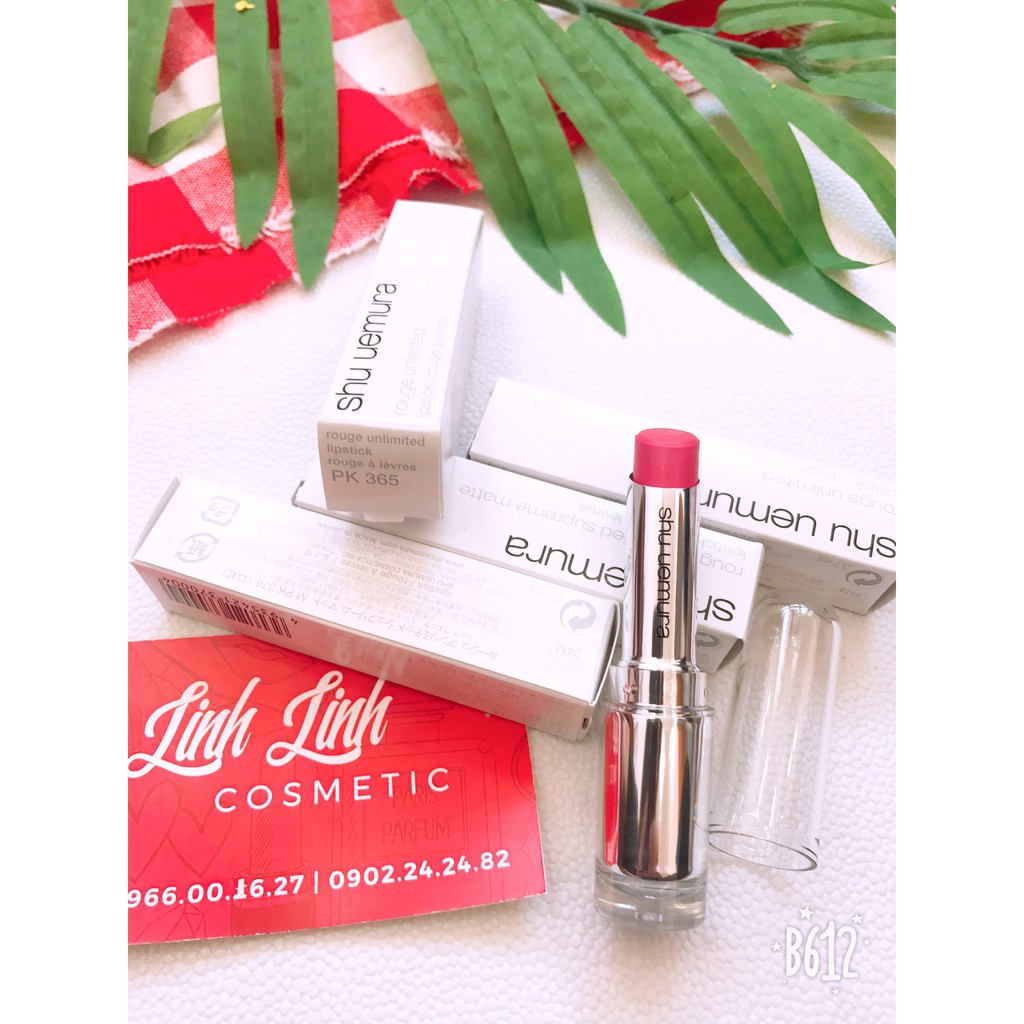 ( clip mua hàng ) Son Shu uemura Màu 365 (PK365) - 165 - 570 - 954