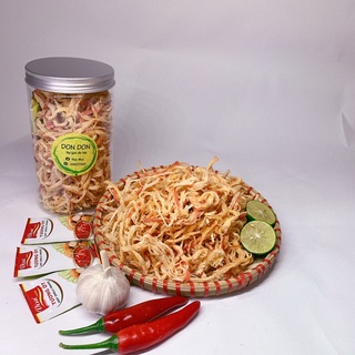 (FREESHIP) MỰC XÉ SỢI HẤP NƯỚC DỪA 200Gram