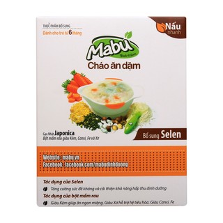 Cháo ăn dặm Mabu hạt vỡ hộp 400g