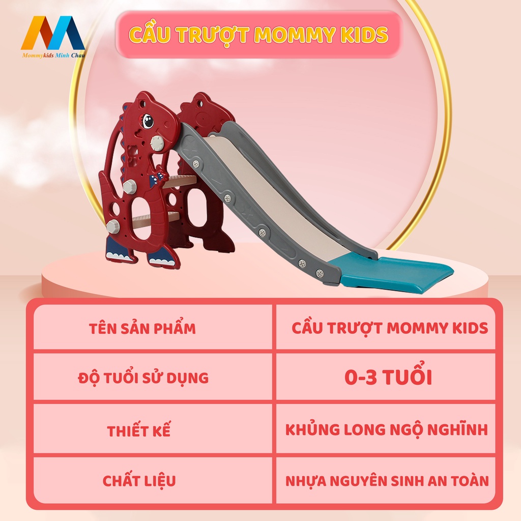 Cầu trượt Mommykids Minhchau cho bé 1 đến 6 tuổi