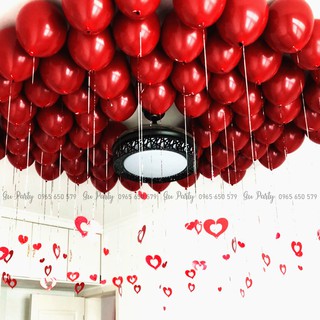 Set 10 Bóng Đỏ Đô Đẹp Sang Trọng