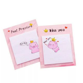 Giấy note mẫu heo hồng