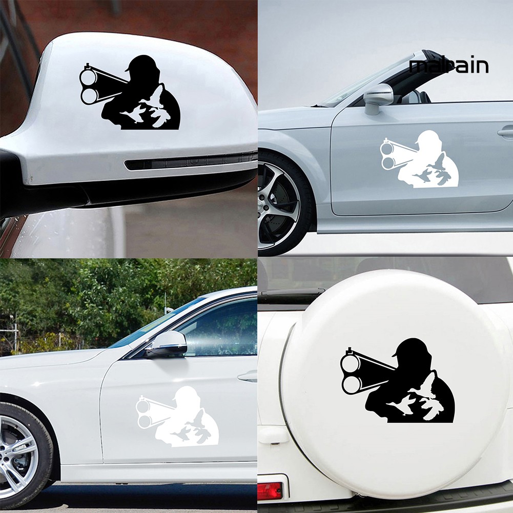 Miếng Dán Trang Trí Xe Ô Tô Hình Thợ Săn Độc Đáo