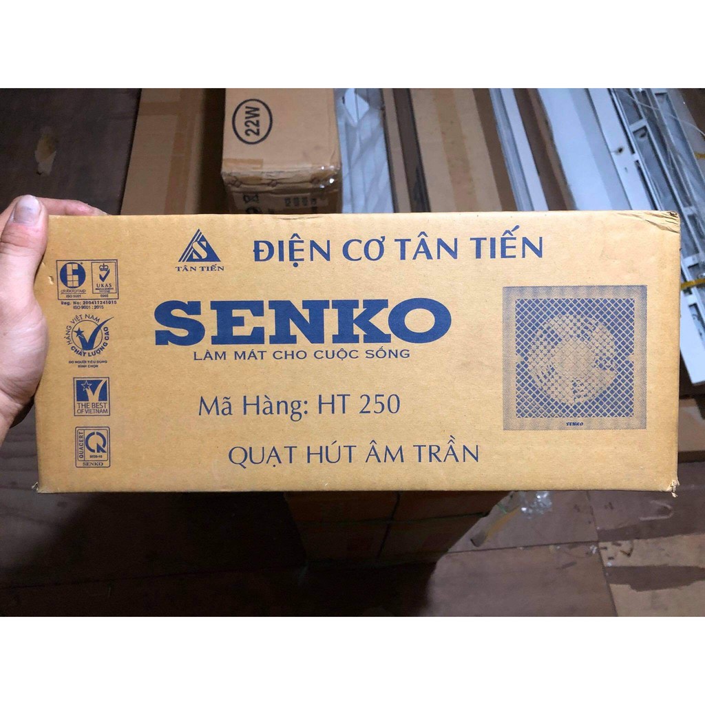 SENKO Quạt hút âm trần 30x30 HT250  -  Hàng Việt Nam chất lượng cao, BH 24 tháng