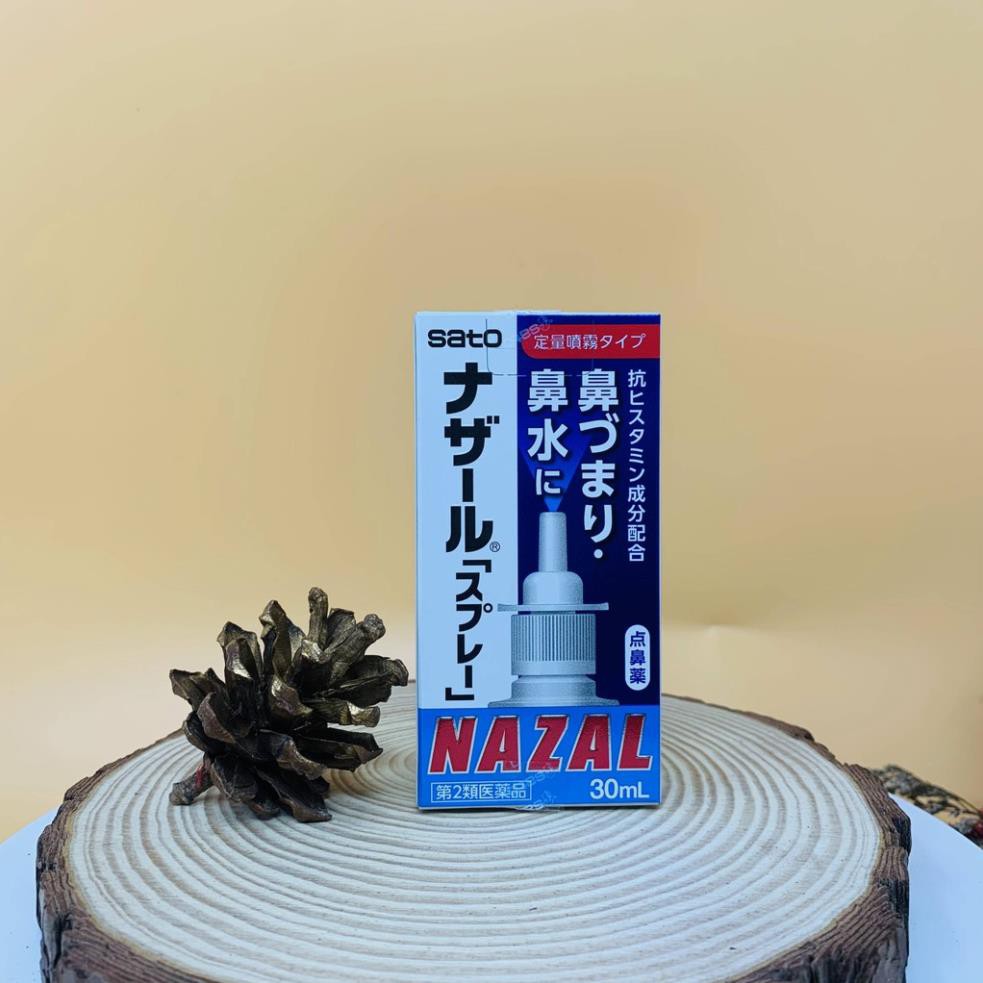 Xịt mũi Nazal 30ml hàng Nhật nội địa xịt oải hương xịt nhỏ giọt Nazal shiroba