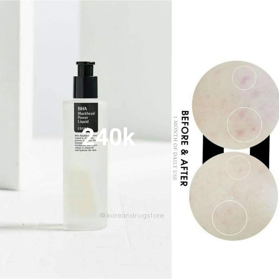 Tẩy tế bào chết hóa học COSRX BHA Blackhead Power Liquid 100ML | BigBuy360 - bigbuy360.vn