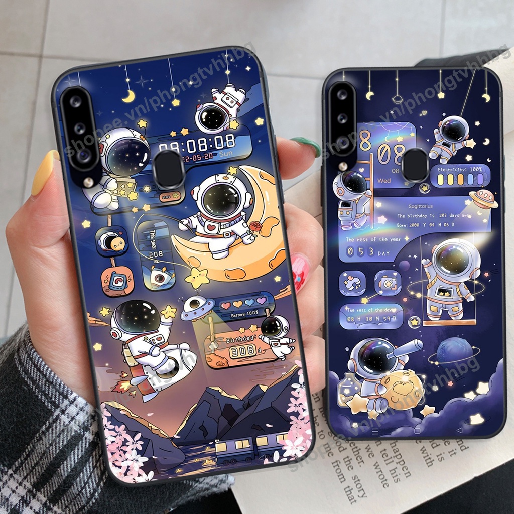 Ốp lưng Samsung A10s / A20s / A20 / A30 phi hành gia hoạt hình 3D cute giá rẻ