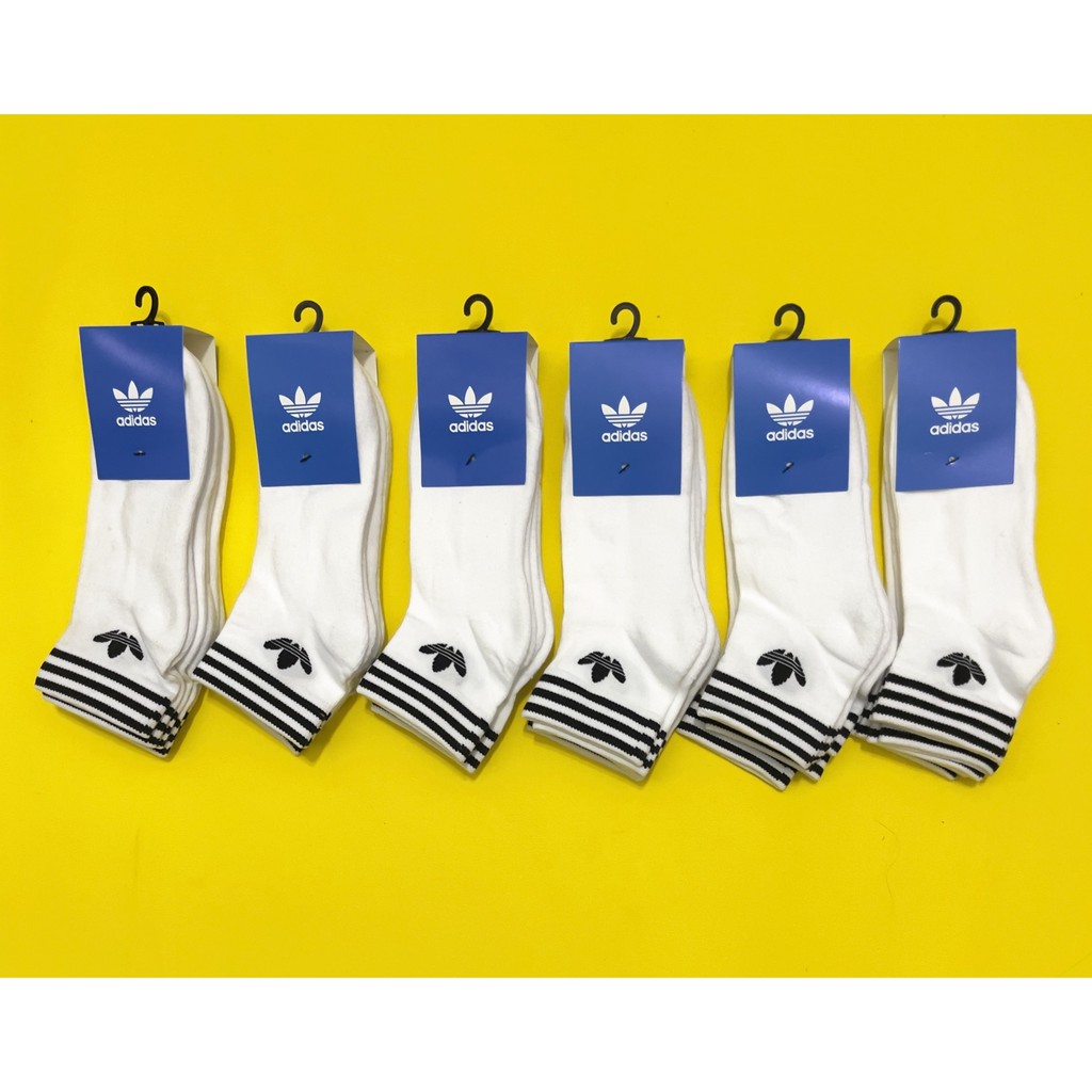 Pack 3 đôi Tất vớ Adidas Tref Ank SCK HC Authentic trắng