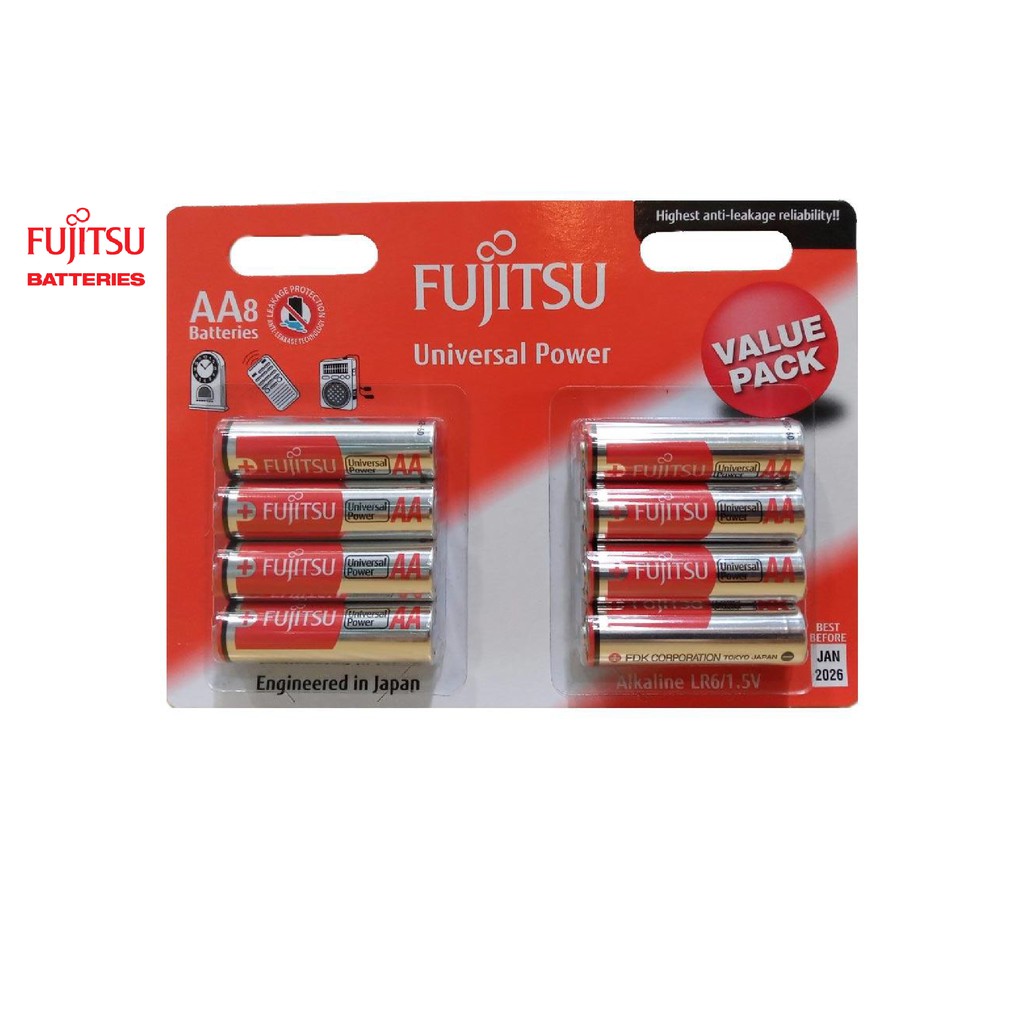 Pin Fujitsu Alkaline LR6  FU-W-FI_AA