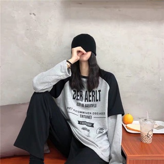 ÁO PULL RED DÀI TAY NỮ NỈ DA CÁ - ÁO NỈ RAGLAN ALERT