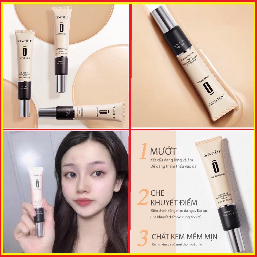Kem nền che khuyết điểm DEMYSELF , cấp ẩm, cân bằng dầu, chống nắng bảo vệ da | BigBuy360 - bigbuy360.vn