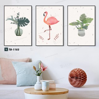 Tranh Canvas LEON Set 3 Tấm 20x30