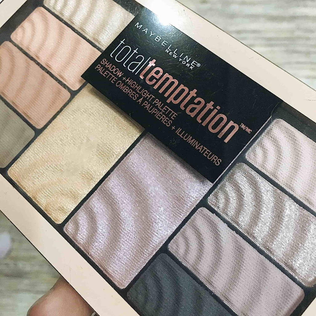 Bảng Màu Mắt Và Highlight Maybelline Total Temptation Eyeshadow & Highlight Palette