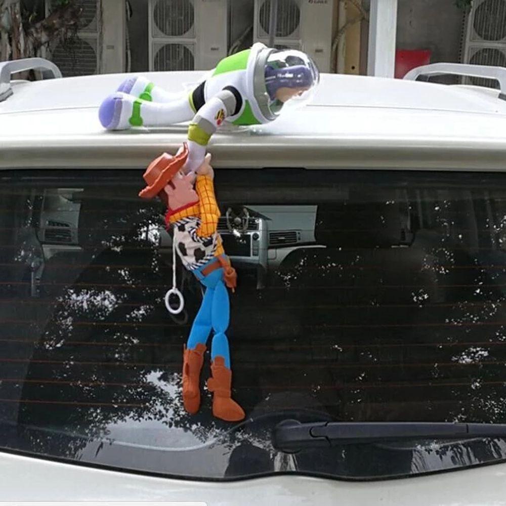 Búp Bê Nhồi Bông Hình Buzz Lightyear Trang Trí Xe Hơi