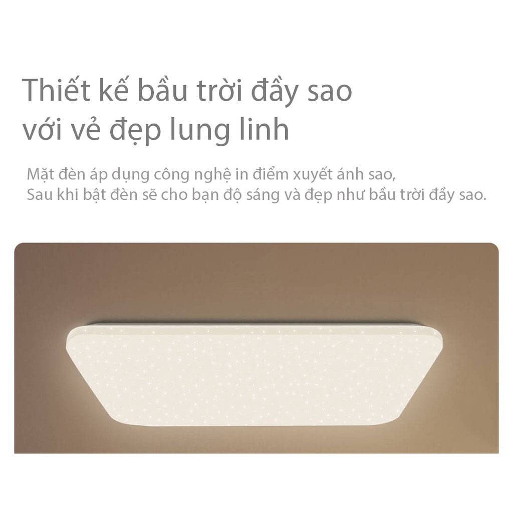 Đèn trần Yeelight A2101C550 Starry Light - Mặt chính lấp lánh ánh sao, Công suất 50W, Tương thích HomeKit và Mi Home