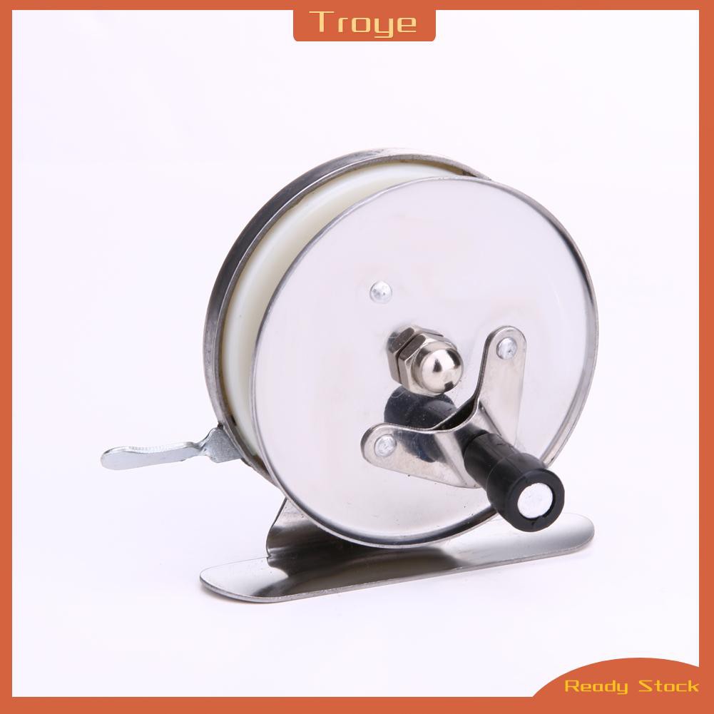 Guồng quay cần câu cá trên băng mini chất liệu thép chất lượng cao tiện lợi