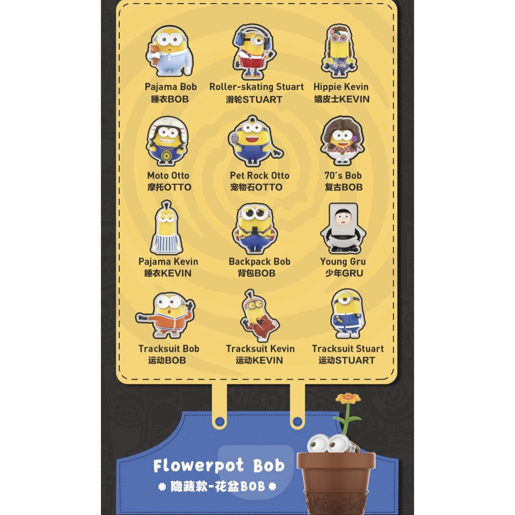 Mô Hình Nhân Vật Minions Mắt To 2 Series Dễ Thương