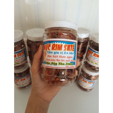 [250gr] Mực rim me/sa tế nguyên con Siêu Ngon ATVSTP - Đặc Sản Nha Trang | BigBuy360 - bigbuy360.vn