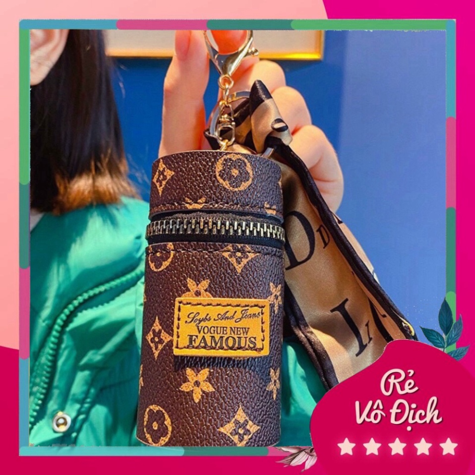 Móc khoá túi mini đựng son phong cách retro - OBI Mart
