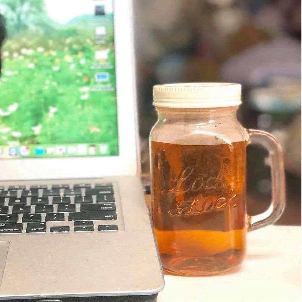 Ly thủy tinh nắp nhựa có tay cầm Lock&Lock Glass Jar dung tích 630ml LLG002 | BigBuy360 - bigbuy360.vn