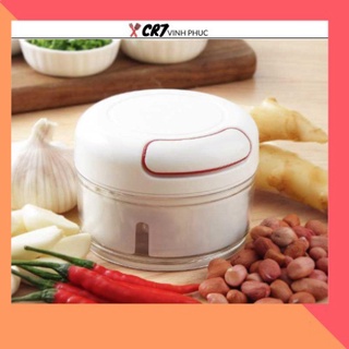Máy xay tỏi ớt cầm tay mini - dụng cụ xay tỏi, ớt dây rút . đtca
