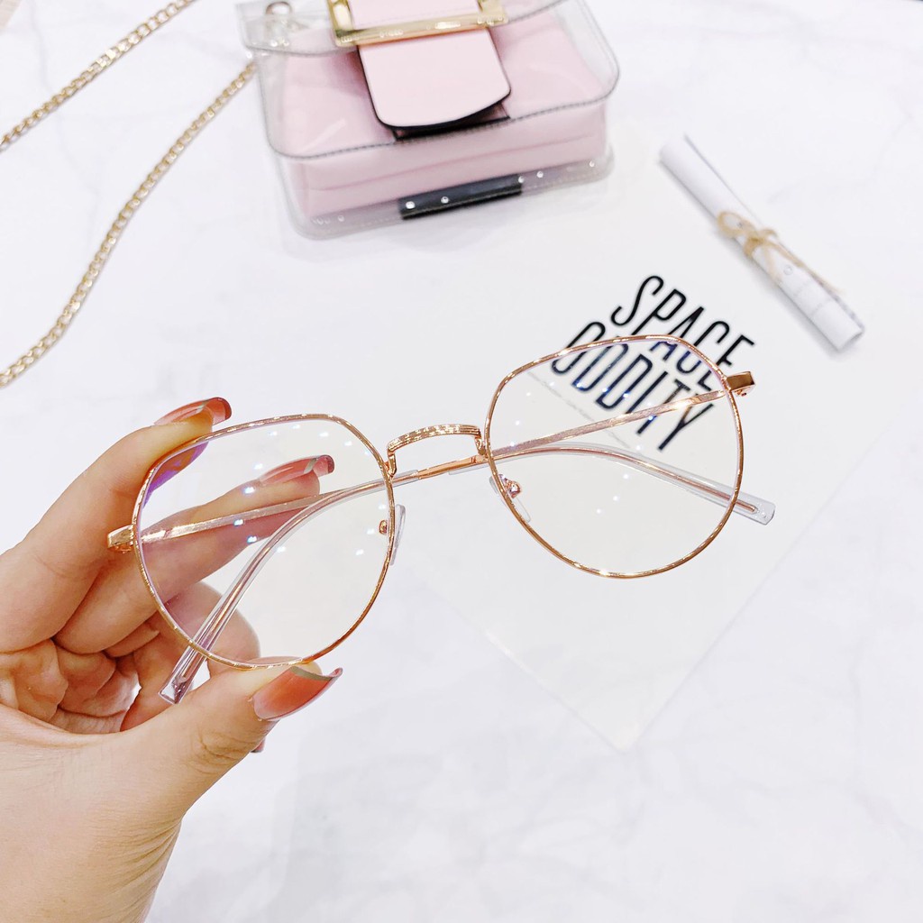 Mắt kính gọng kim loại chống tia bức xạ cho nữ
