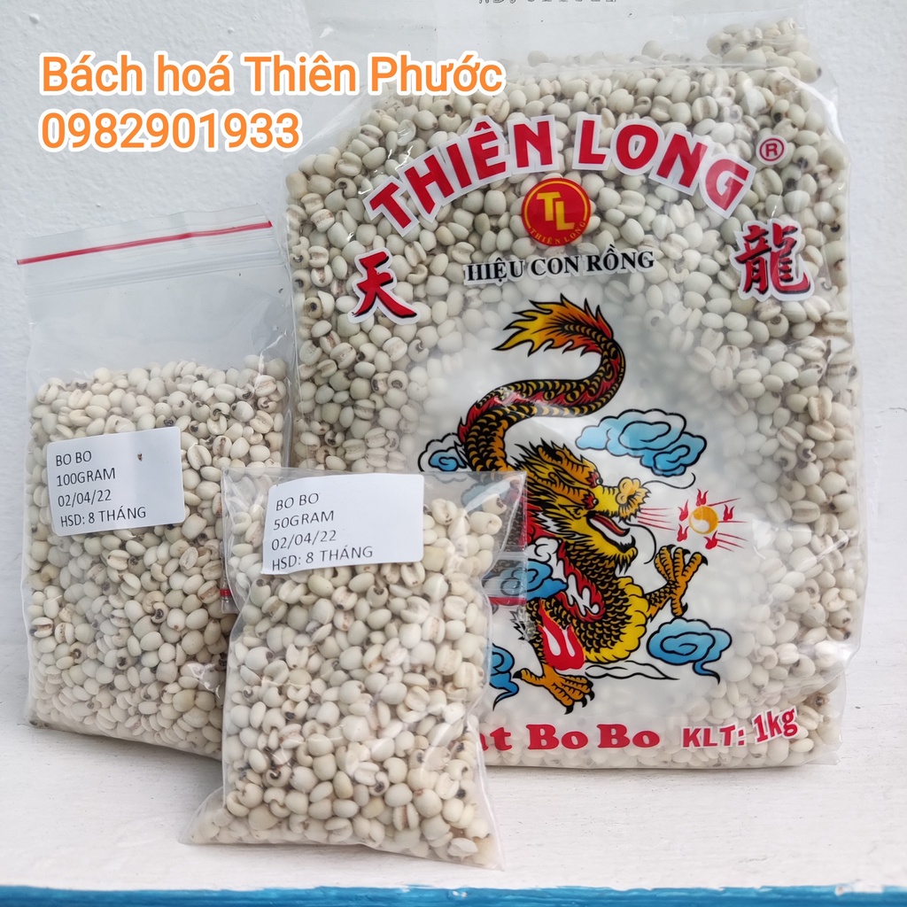hạt bo bo (ý dĩ) loại ngon dùng nấu chè 50/100g