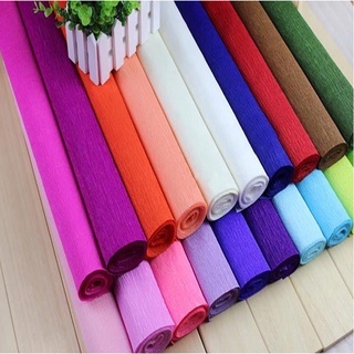 Giấy nhún màu: khổ 50x240cm : 140k / 10 cuộn