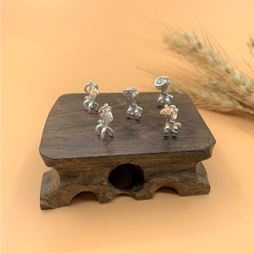 Charm móc treo ngựa bụng hình kim tiền - Charm Bạc 925 - Mã CA600 CB750