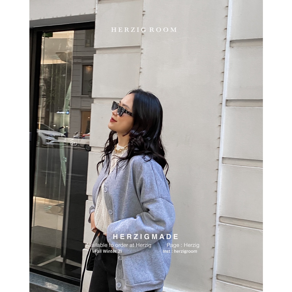 Áo cardigan nỉ Herzig - A2905