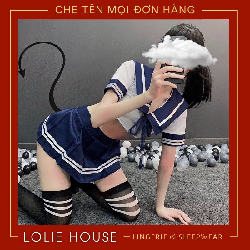 Đồ ngủ cosplay học sinh sexy Set váy ngủ cosplay nữ sinh gợi cảm anime LOLIE HOUSE - CP20