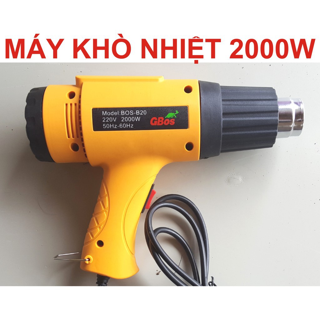 [GIÁ SHOCK] máy khò  2000W CHÍNH HÃNGmáy sấy nhiệt-máy khò-máy thổi khí nóng- MÁY KHÒ MÀNG CO