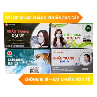 Khẩu trang y tế 4 lớp Đại Uy - thông thoáng, lọc khuẩn, đạt chuẩn