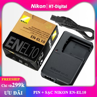 Mua Pin + sạc máy ảnh Nikon EN-EL10 (Bảo hành 6 tháng)