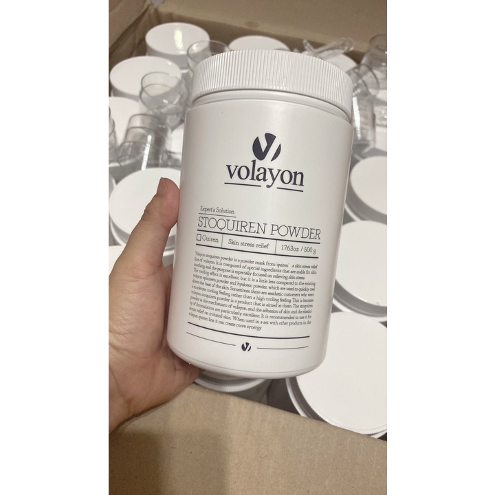 MẶT NẠ HÀN QUỐC TẢO XOẮN DẠNG BỘT VOLAYON