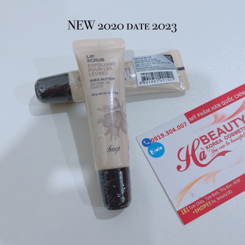 (AUTH) Tẩy da chết môi LIP SCRUB Shea Butter The Face Shop | BigBuy360 - bigbuy360.vn