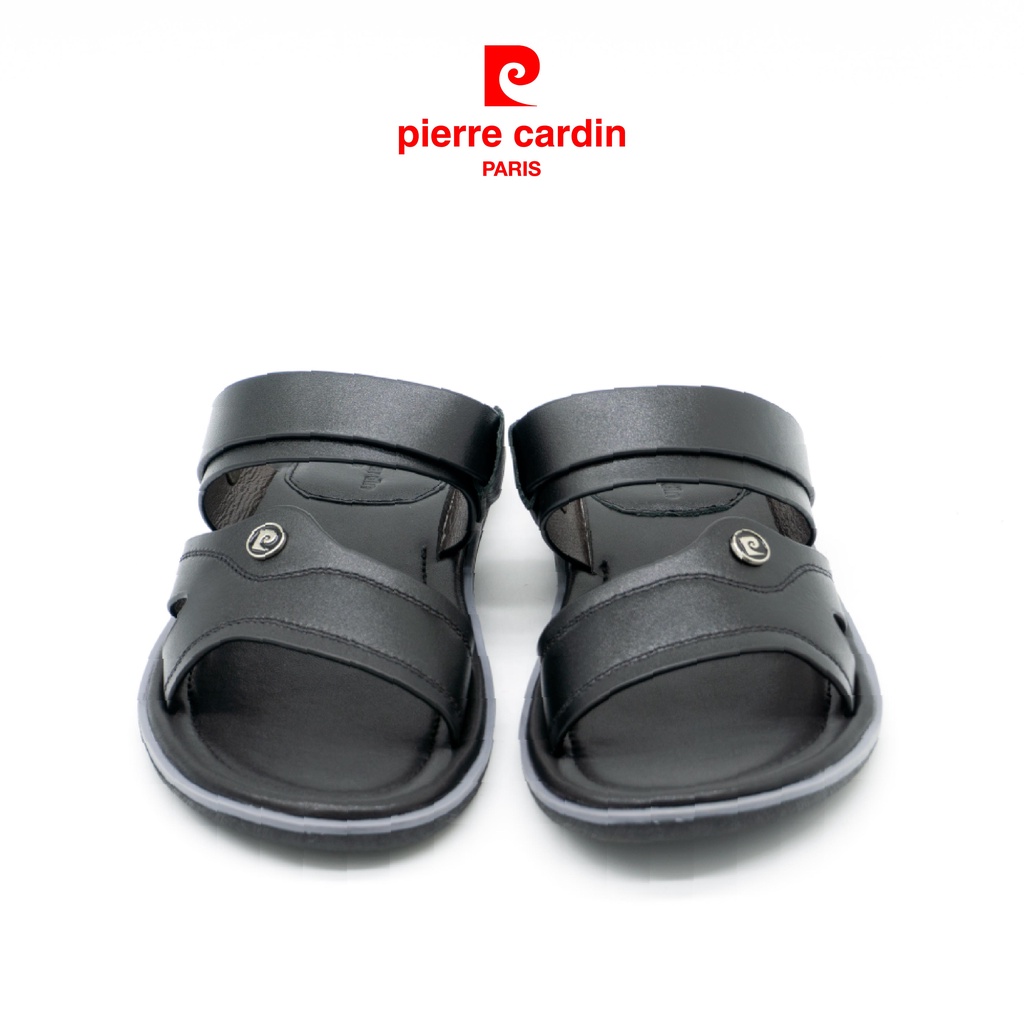 Sandal nam Pierre Cardin da thật cao cấp phối hợp dép nam sang trọng lịch lãm - PCMFWL 128