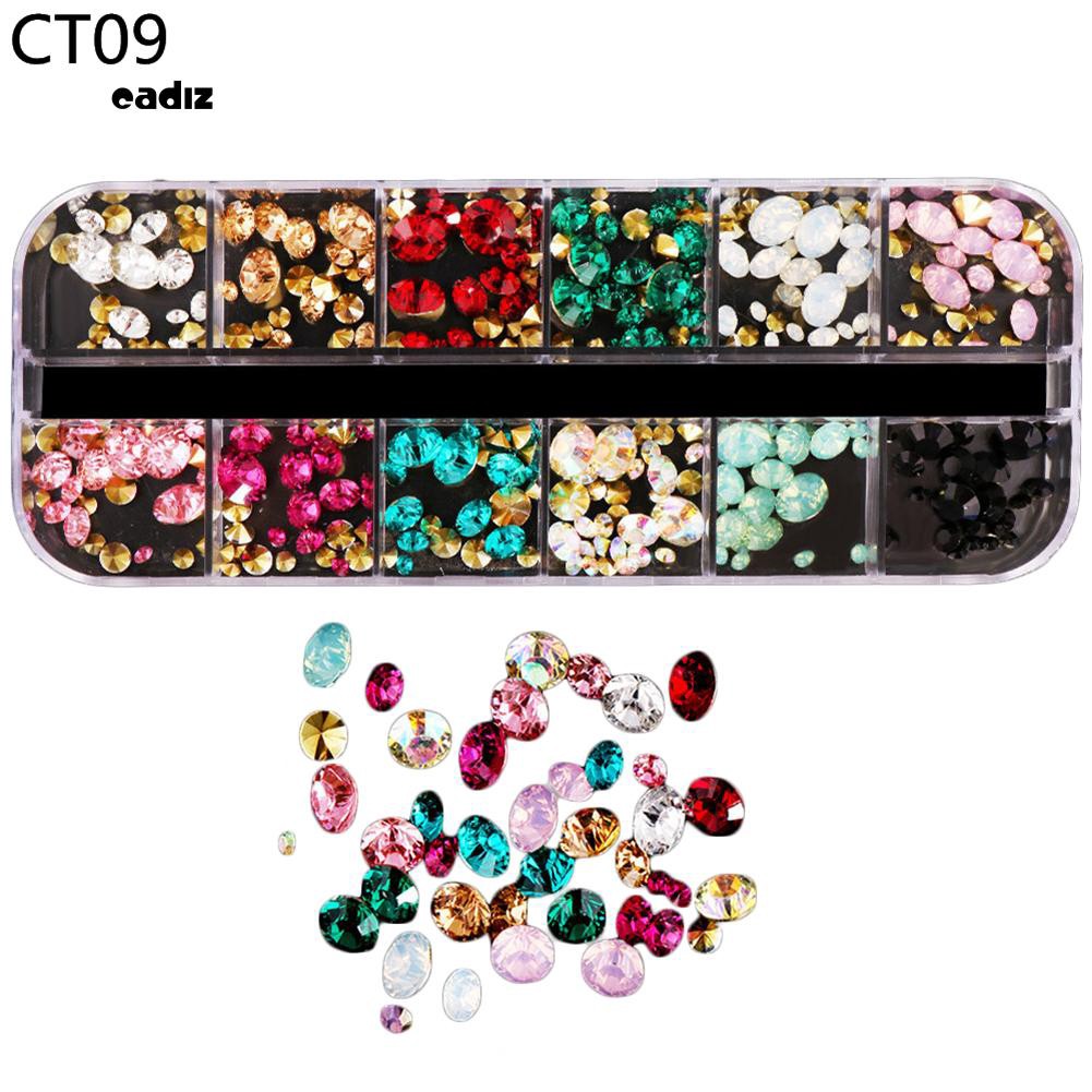 Hộp đá đính móng tay lấp lánh