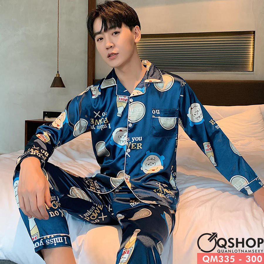 BỘ ĐỒ PIJAMA NAM CAO CẤP QSHOP QM330-QM332-QM333-QM334-QM335