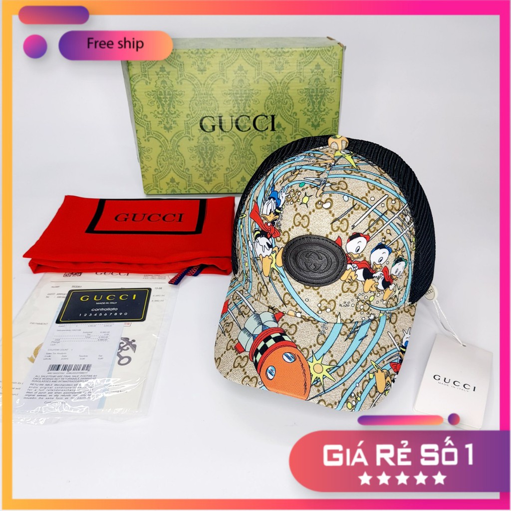 Nón kết gc , Mũ lưỡi trai Gc vịt lưới full box cực đẹp