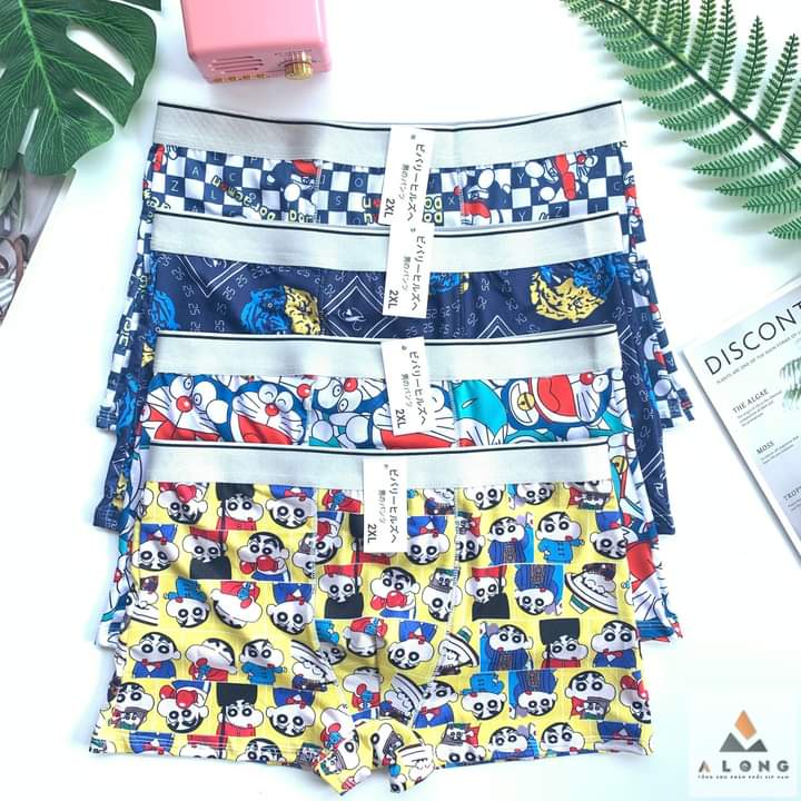 Quần lót nam thun lạnh hình doremon dễ thương, cưng xỉu