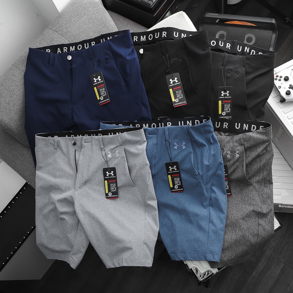 Quần Short Golf ngắn nam UD ULTIMATE GOLF SHORTS,Vải xi thể thao,thoáng mát,vận động thoải mái