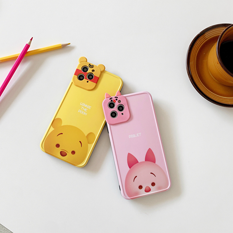 Ốp Điện Thoại Hình Gấu Và Heo Đáng Yêu Cho Iphone 12 Pro Max 11 Pro Max X Xr Xs Max Xr 8 7 Plus | BigBuy360 - bigbuy360.vn