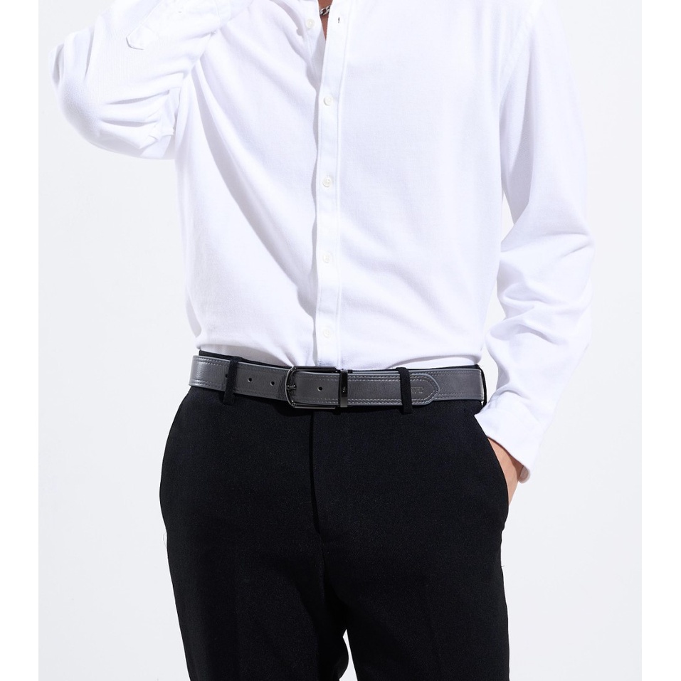 Thắt Lưng Nam Da Bò Cao Cấp Màu Đen, Màu Nâu, Màu Ghi, Màu Nâu Đất, Màu Xanh Nước Biển WT Leather LEO