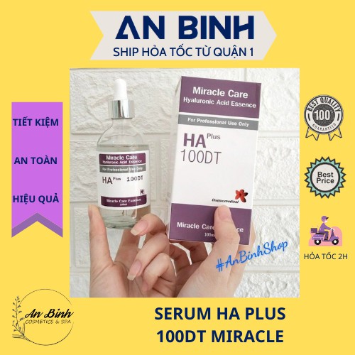 Tinh Chất Serum HA Plus 100DT - Cam Kết Chính Hãng Dr.Miracle