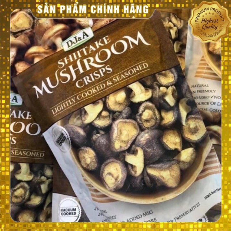 [FLASH SALE] Nấm hương sấy giòn DJ&amp;A tốt cho sức khoẻ - thích hợp giảm cân, KETO - DJ&amp;A skitake mushroom crisps