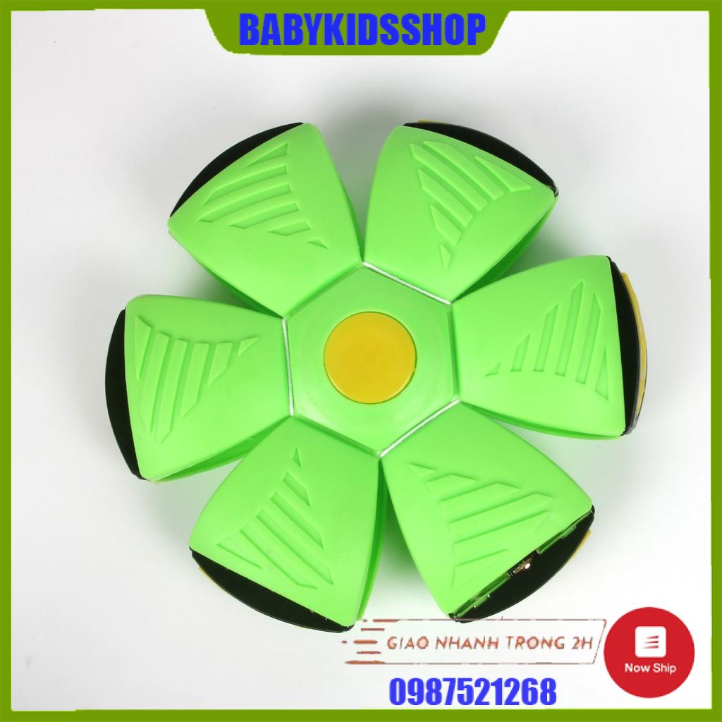 Bóng ma thuật, đĩa bay ufo tự nảy có đèn led nhấp nháy siêu sáng