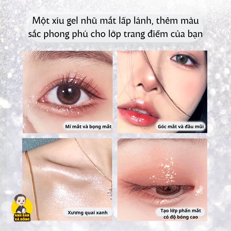 Nhũ Mắt Gel WODWOD Flashing Star Liquid Eyeshadow W902