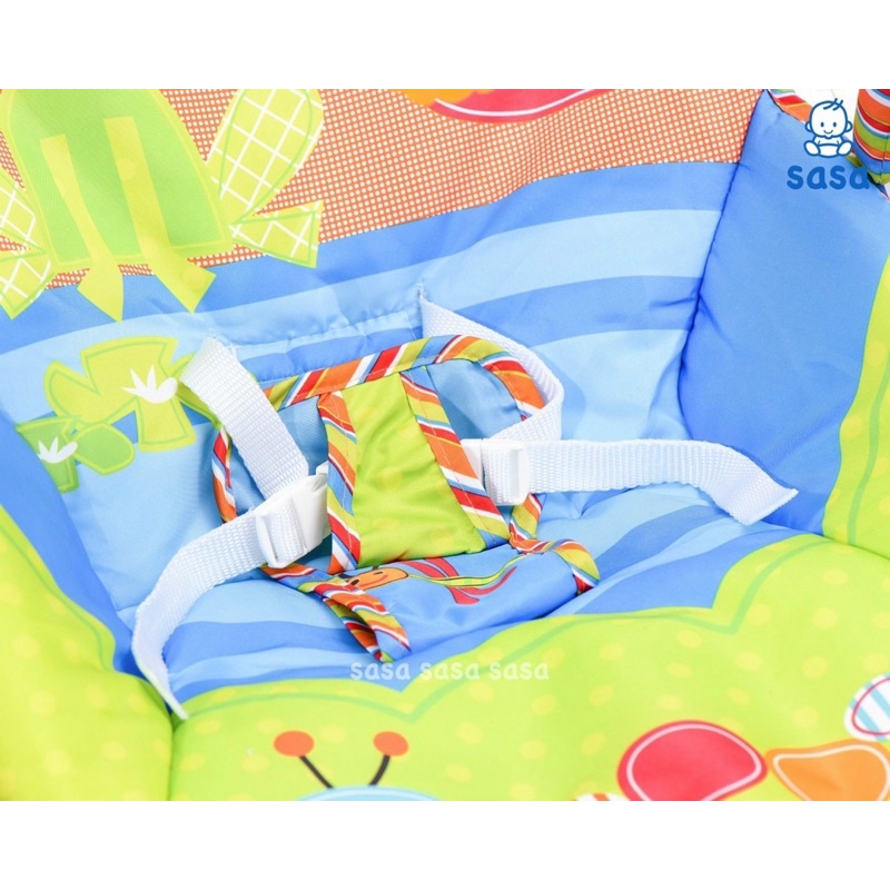 Ghế đưa em bé có đồ chơi Sasa